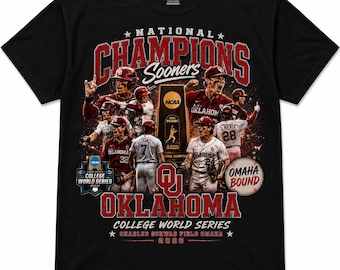 Oklahoma Sooners National Champions 2026 Baseball Shirt, College World Series Tee