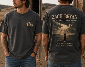 Zach Bryan Oklahoma Backroads Comfort Colors Shirt, Vintage Country Music Tee