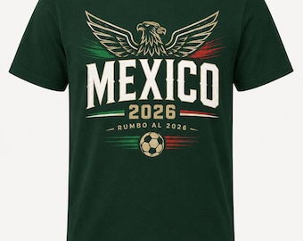Mexico 2026 Eagle Pride Soccer Fan T-Shirt – Rumbo Al 2026 Stadium Tee
