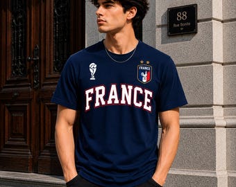 France Football Fan Shirt, World Cup 2026 Supporter Graphic Tee