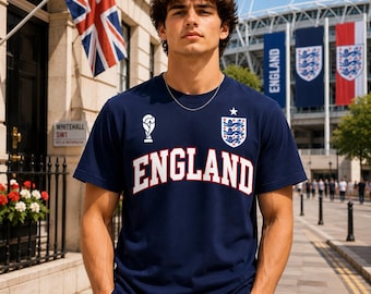 England Soccer Fan Shirt 2026, England Football Supporter Tee, Match Day Gift