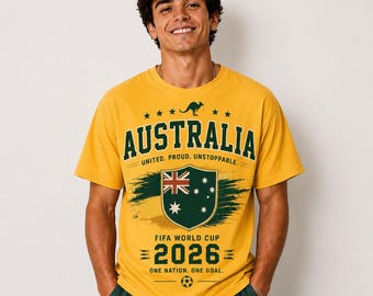 Australia FIFA World Cup 2026 Supporter T-Shirt, Australian Pride Tee