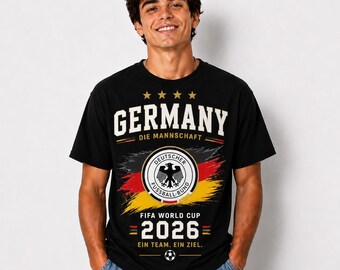 Maillot de supporter de football Allemagne 2026, t-shirt de supporter de football Die Mannschaft