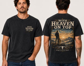 Zach Bryan With Heaven On Top Concert Merch Shirt, Vintage Country Music Tee