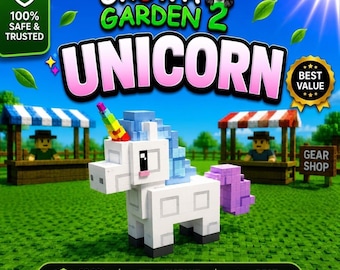 Grow a Garden 2 Unicorn Pet | Roblox | Einhorn | Schnelle Lieferung