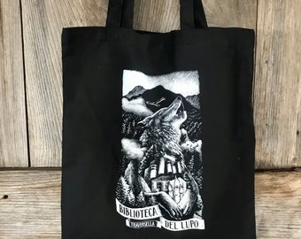 Tote Bag - illustrazione by ROCCO LOMBARDI - edizione limitata - serigrafia manuale - pezzi unici - 100 % cotone biologico