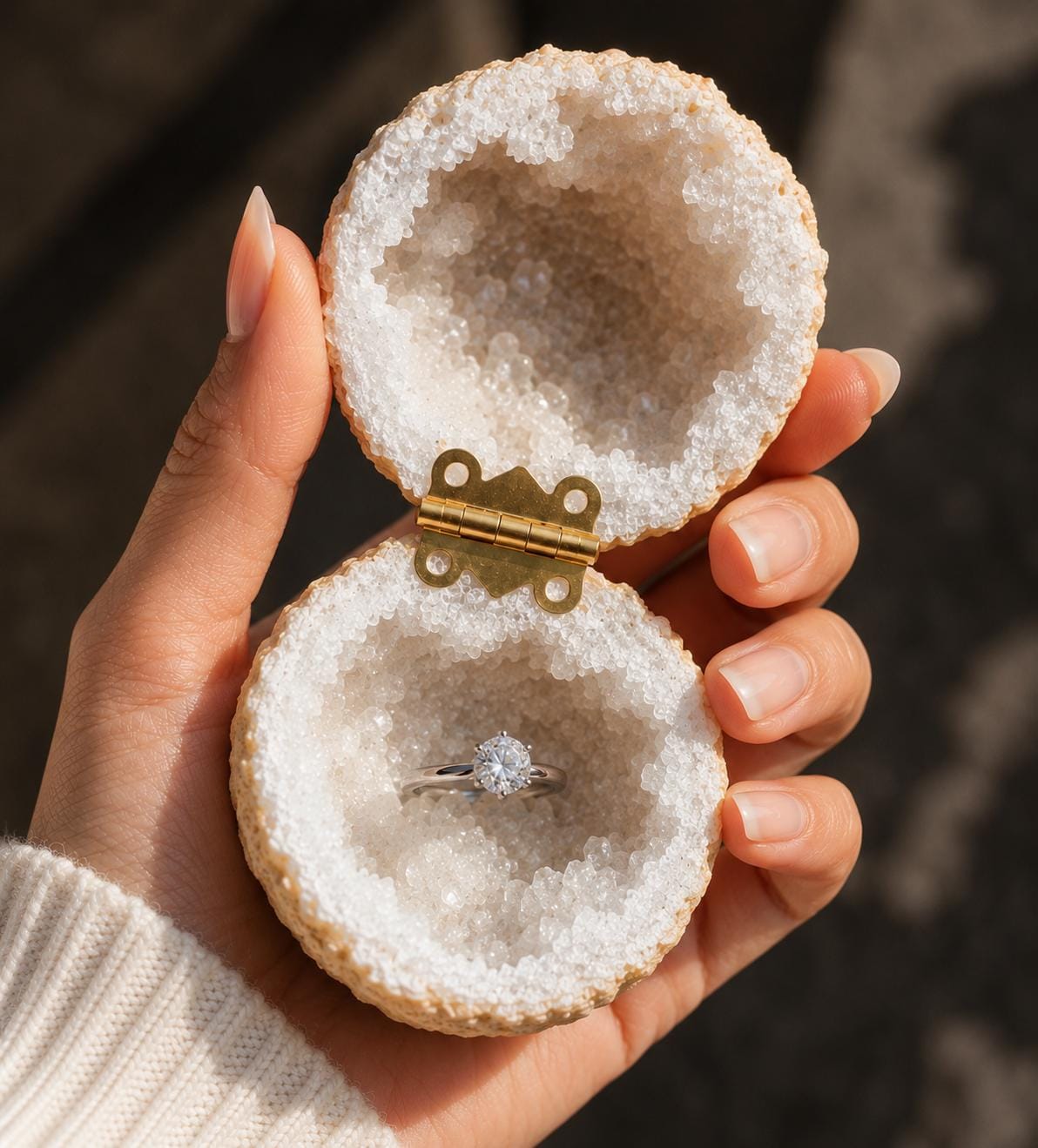 Geode ring box - Etsy 日本