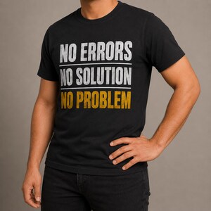 Programmerare, lösning, problem, IT-t-shirt, gåva