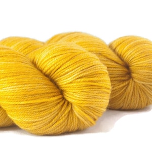 Sock Yarn - 4ply Yarn - Hand Dyed Yarn - Aussie Sock Yarn - Golden Yeggs
