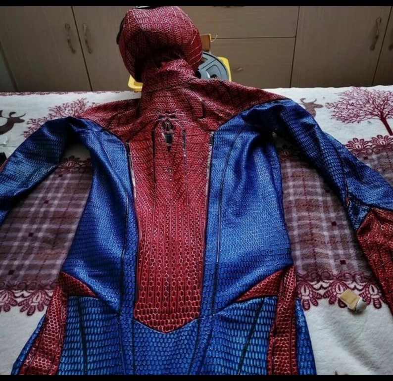 Traje de cosplay de Spiderman estilo película: disfraz de cuerpo completo (adultos y niños) imagen 4