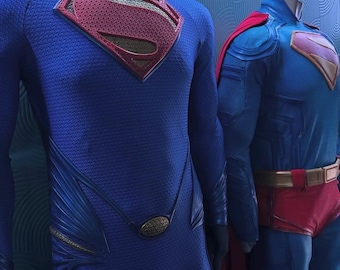 Krypton Hero Cosplay Suit – Movie Style Full Body Superhero Outfit