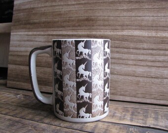 Vintage Mod Unicorn Mug