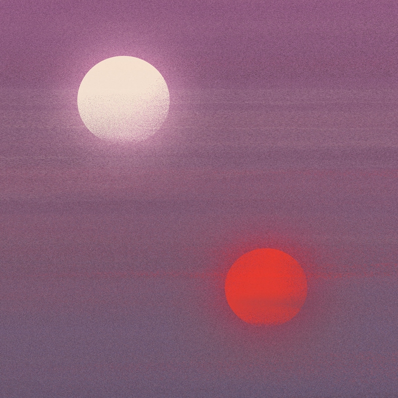 Star Wars Poster Panoramic, Tatooine Sunset, Movie Poster image 3
