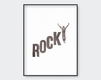 Rocky Poster - Minimal Movie Poster,  Art Print