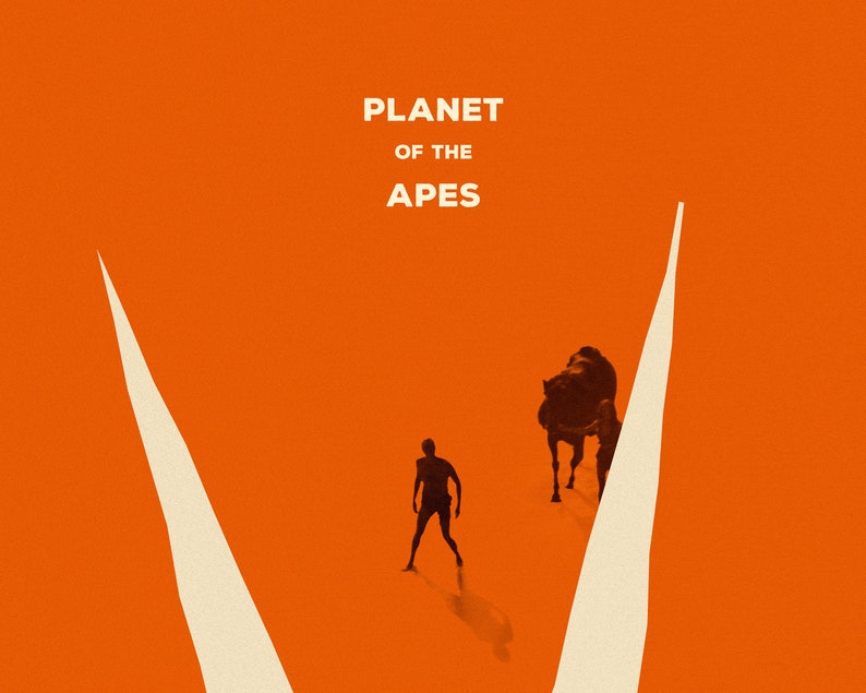 Planet of the Apes 1968 Movie Poster image 7