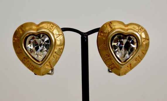 DYRBERG KERN Earrings, Have A Heart Diamante Hear… - image 4