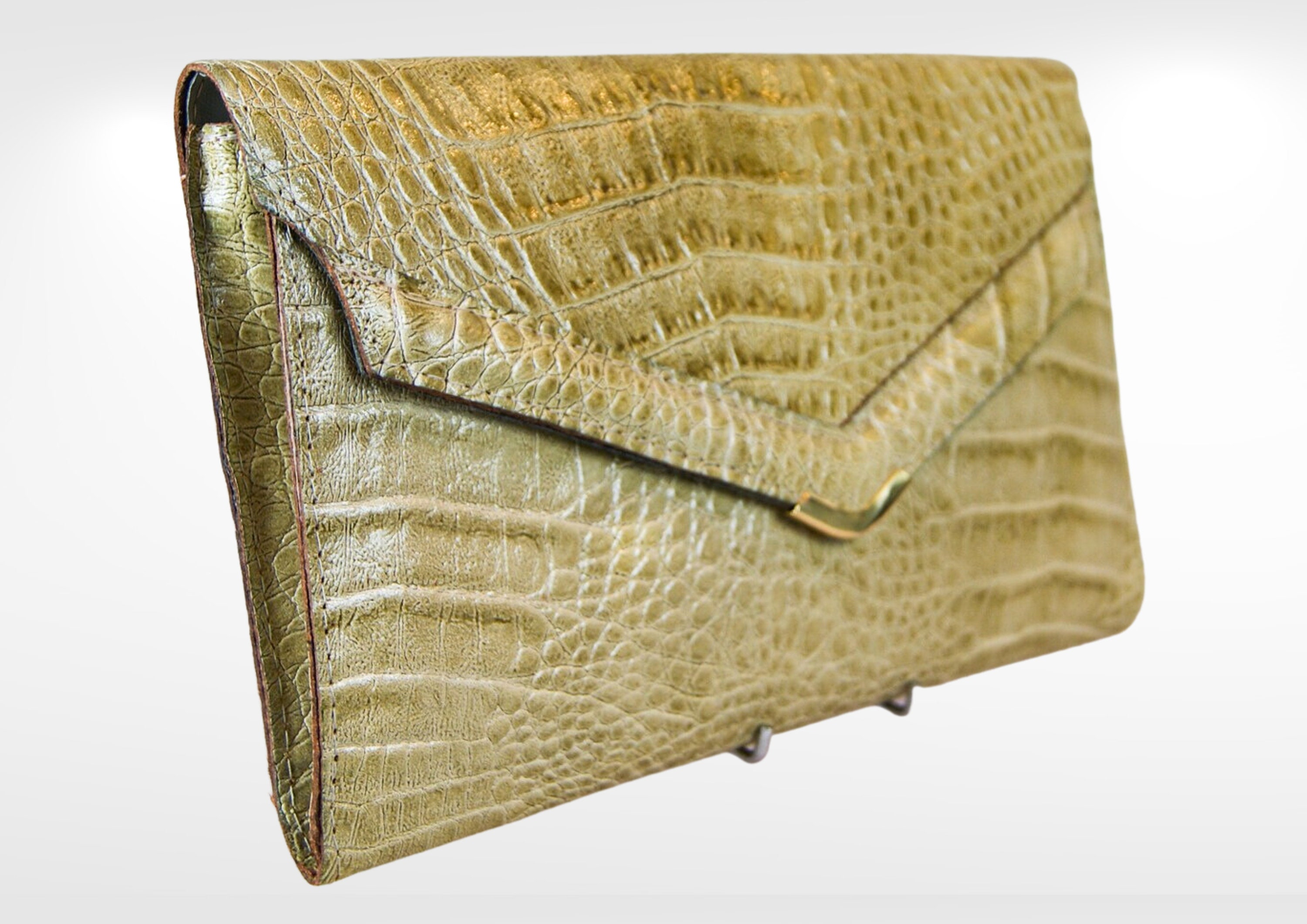 Leather Ladies ANTORINI Couture Leather Purse, Genuine Snake Skin