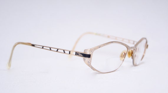 CAZAL Gold Filigree Reading Glasses Frame - image 3