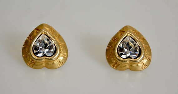 DYRBERG KERN Earrings, Have A Heart Diamante Hear… - image 3