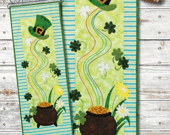 MM703 Luckys Pot'O Gold Wall Hanging Instant PDF Sewing Pattern  Download by Patch Abilities, Inc.