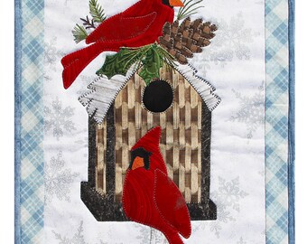 P285 Cardinals At Home Wall Hanging Instant pdf-naaipatroon downloaden door Patch Abilities, Inc.