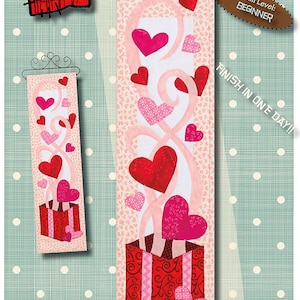 P133 Wrapped In Love Wall Hanging Instant PDF Sewing Pattern  Download by Patch Abilities, Inc.