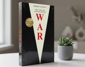 The Concise Strategies of War Hardcover by Robert Greene | Leadership Book, Military Strategy, Power, Success Guide