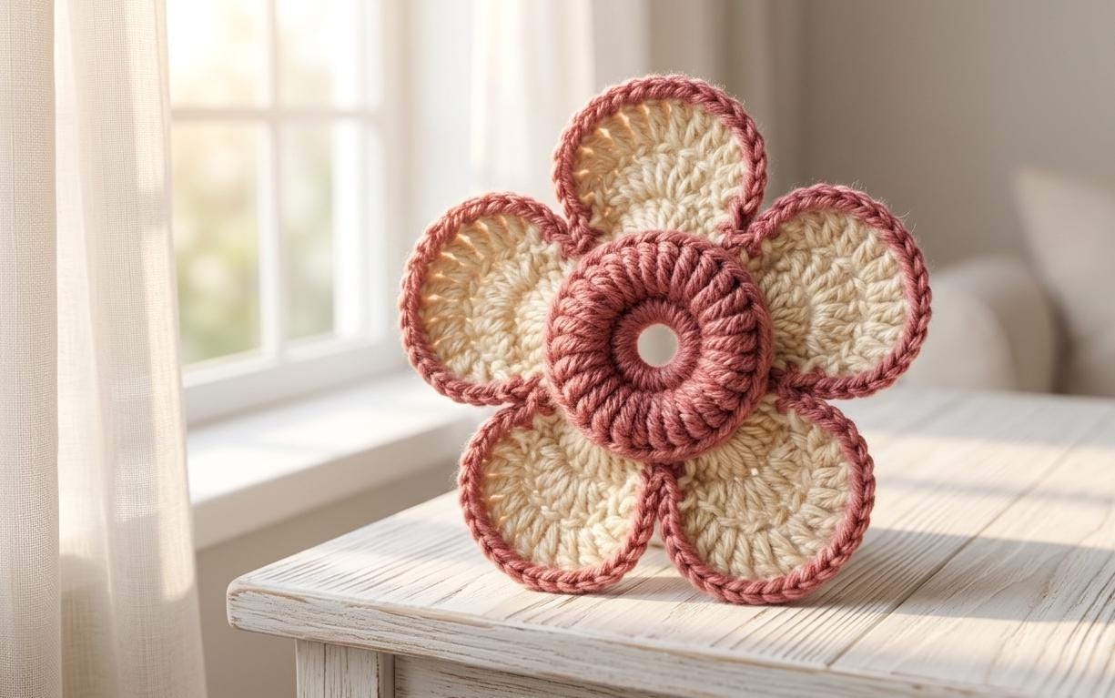 Puff Flower Crochet