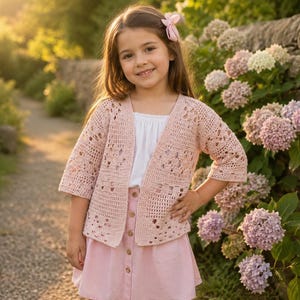 Cardigan all'uncinetto a pezzo unico, modello di giacca all'uncinetto facile, modello di cardigan all'uncinetto in PDF