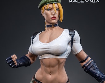 Sonya Blade Figure: MK Inspired Collectible | Hand Painted Statue