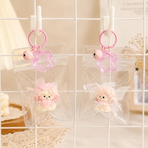 Handmade Mini Squishy Animal Keychain, Cute Kawaii Bag Pendant, Soft Stress Relief Charm, Gift for Daughter, Best Friend, Girlfriend