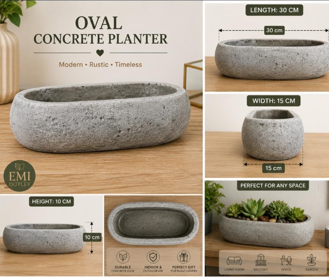 楕円形の植木鉢 - Etsy 日本