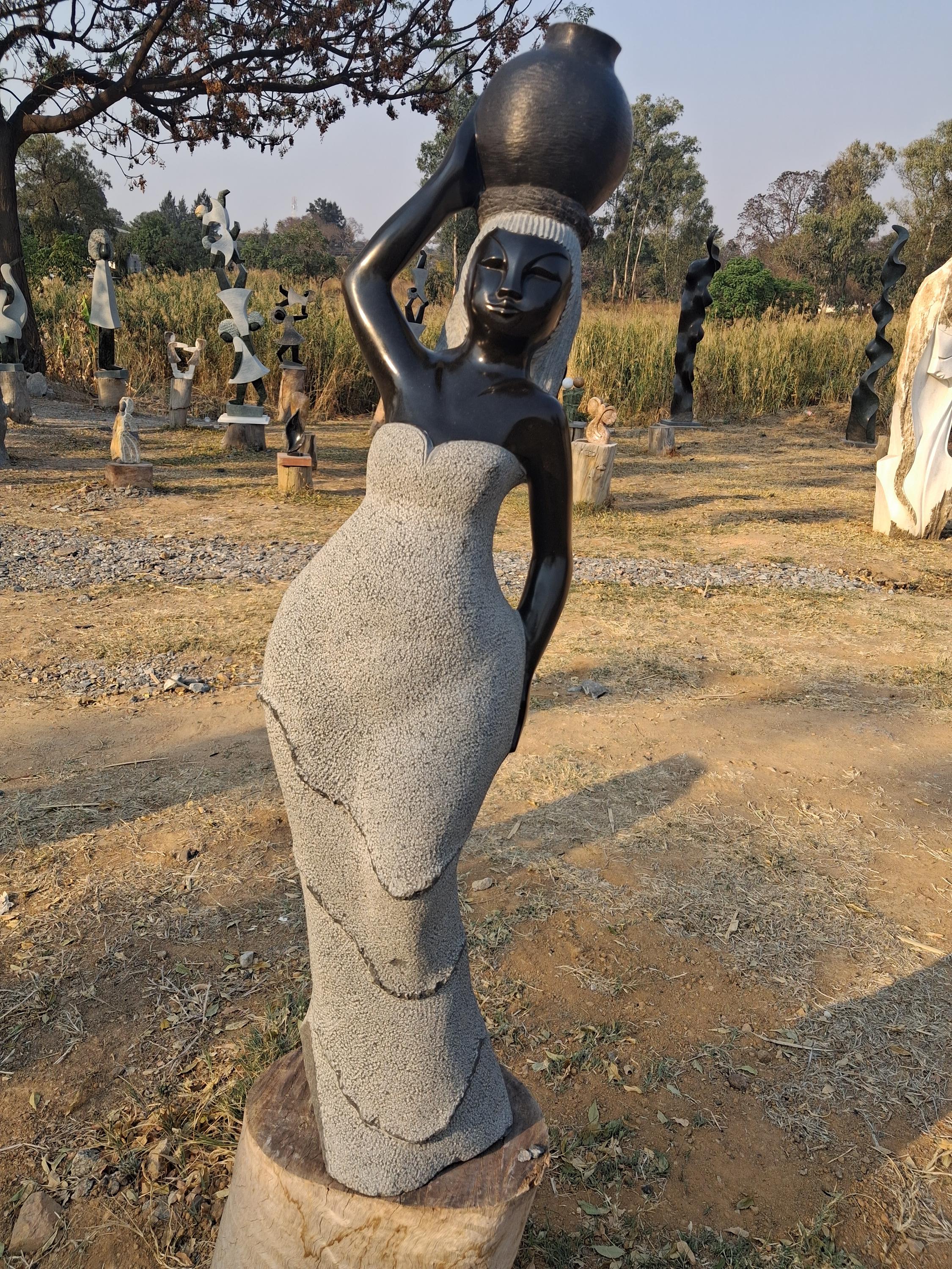Shona art statue - Etsy 日本