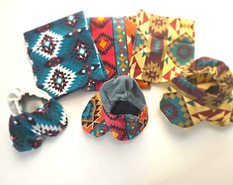 Baby Shoe Sewing Kit-Pick A Fabric-Everything Included-Beginner Sewing-Western-Ranch-Aztec Design