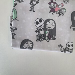 Jack and Sally Baby Bootie Sewing Kit- Pick Your Fabric-Pattern, Elastic & Instructions Included-Halloween-Christmas Shoes Jack & Sally