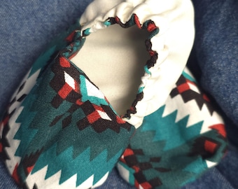 Western Aztec Baby Booties-Baby Shower Gift-Newborn-First Birthday