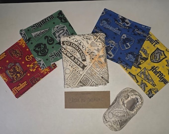 Baby Shoe Sewing Kit-Wizards-Pick Your Fabric-Pattern, Elastic & Instructions Included-Beginner Sewing Project