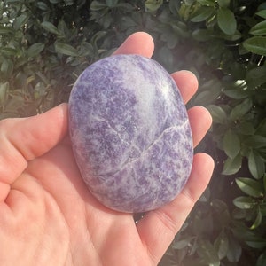 XL Lepidolite Palm Stone
