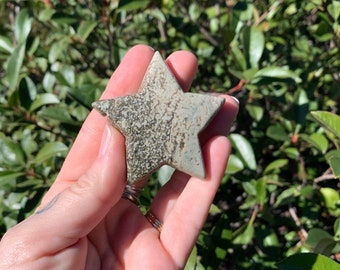 Ocean Jasper Star Stone, Polished Gemstone SALE