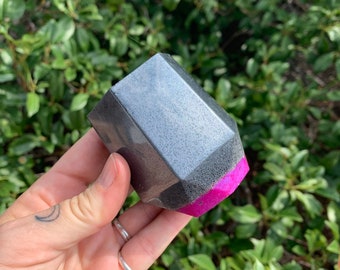 Pink and Black Resin Cup SALE