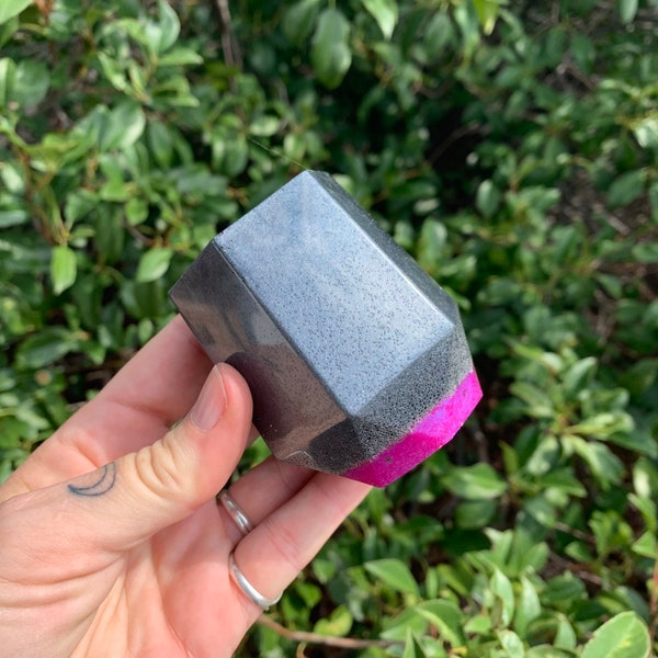 Pink and Black Resin Cup SALE