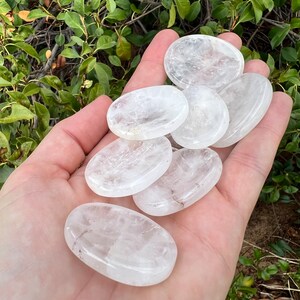 Quartz Crystal Worry Stone