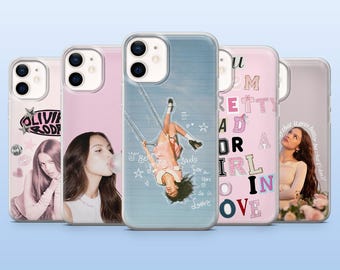 Funda para teléfono Olivia Rodrigo, estrella del pop, cantante, para iPhone 17Pro, 16, 15, 14, 13, 12, Samsung S25, S24, S23Fe, S22, A16, A26, Pixel 10, 9Pro