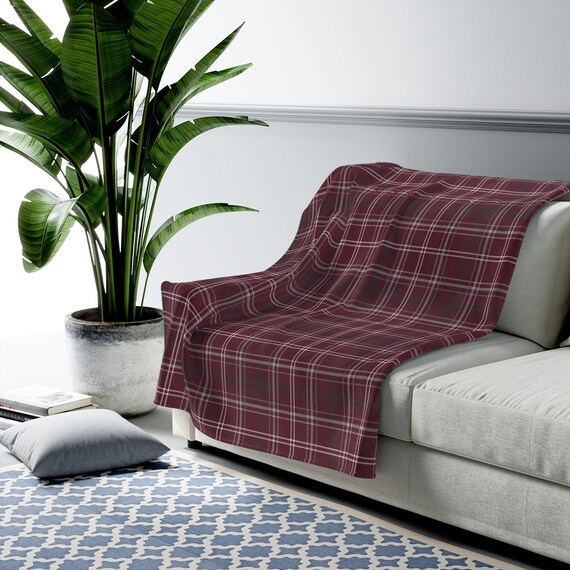 Brick red throw blanket new arrivals