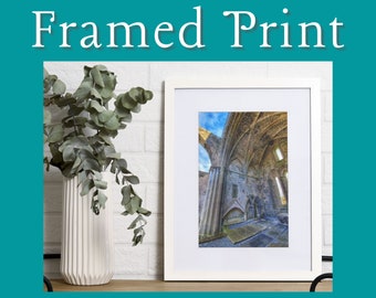 Ireland Medieval Ruins Framed Photography Wall Art