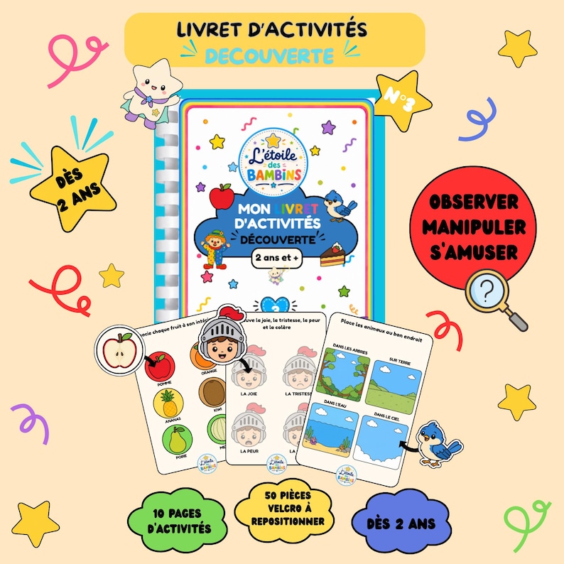 My First Activities – Discovery Level 3 – Ages 2+ – Velcro Educational ...