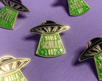 What Would Scully Do Pin | UFO Soft-Enamel Badge
