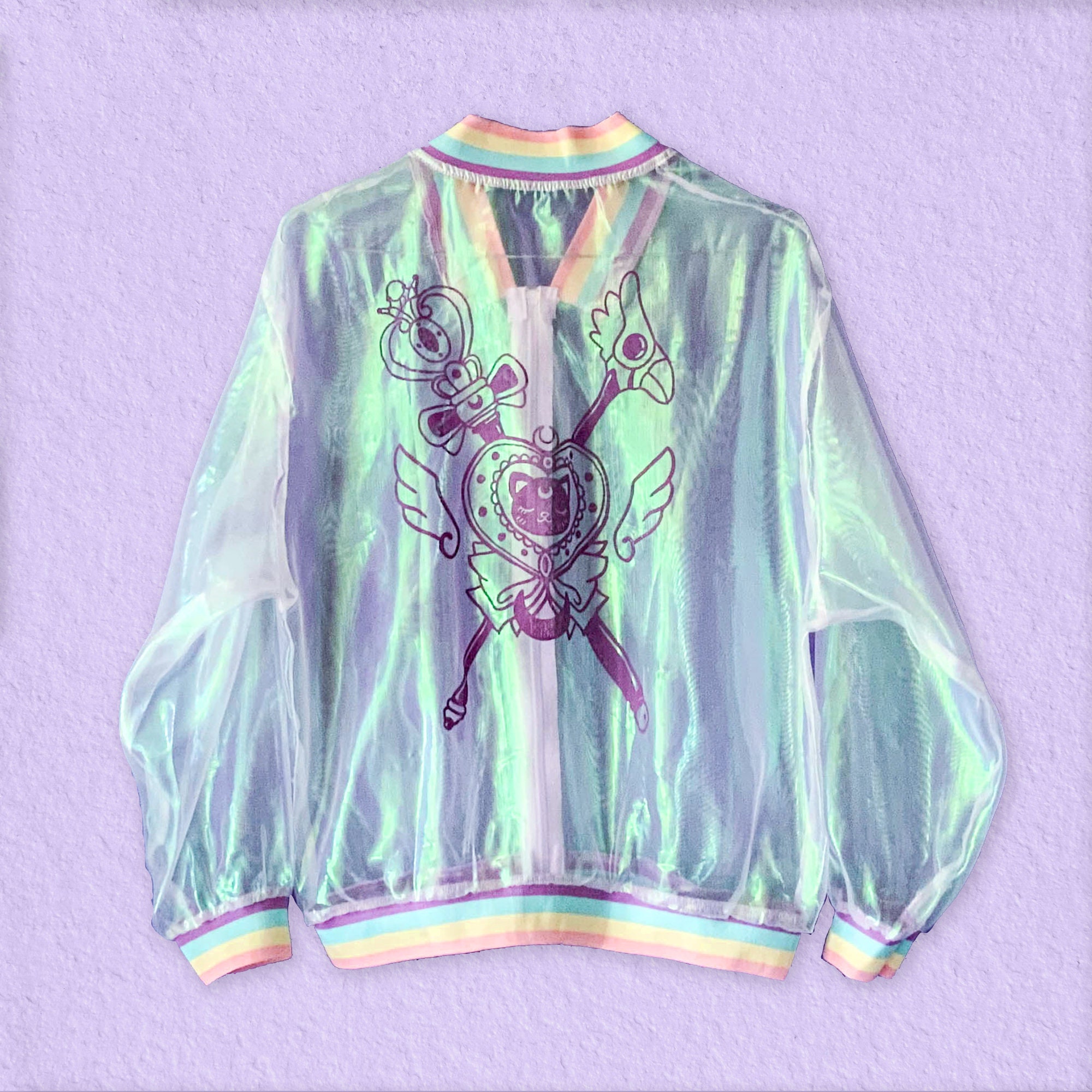 Iridescent bomber hot sale