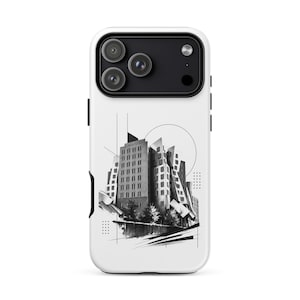 Tough iPhone® Case | Cambridge MA Stata Center  | Frank Gehry Architectural Graphic Case