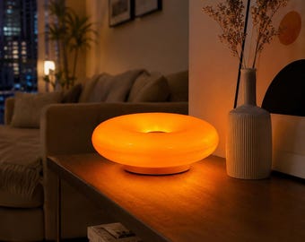 IKEA VARMBLIXT Donut Lamp Stand, Modern Scandinavian Display Base, Nordic Home Decor Accent New